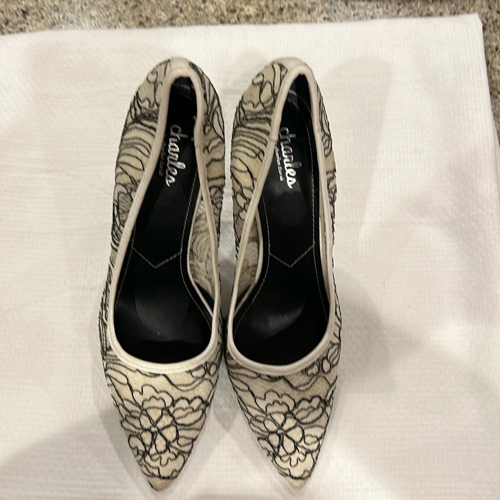 Charles by Charles David Lace Heels